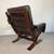 Danish Black Leather & Bentwood Armchair 3 thumbnail