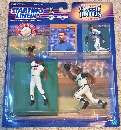 1999 Starting Lineup Classic Doubles - Minors to Majors Ken Griffey Jr 1