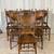 Extendable Solid Oak Dining Table With 6 Pressed Back Chairs / Comedor 11 thumbnail