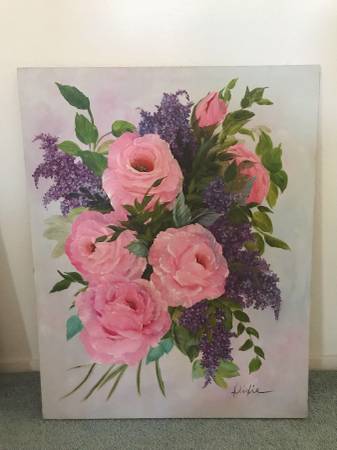 Beautiful vintage oil painting 1