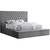 Upholstered QUEEN Storage Bed - AVAILABLE IN BLACK, CREAM OR GRAY COLO 5 thumbnail