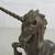 Aldon Solid Brass 1981Vtg Unicorn Statue On Marble Base 7 1/4" Tall 3 thumbnail
