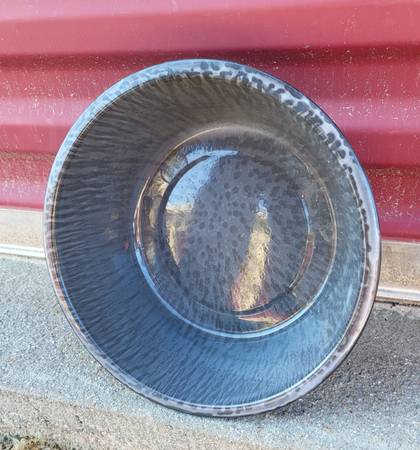 GRAY GRANITEWARE BOWL 1