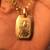 25 inch Long 18K yellow Gold Necklace with with Virgin Mary Pendant 2 thumbnail