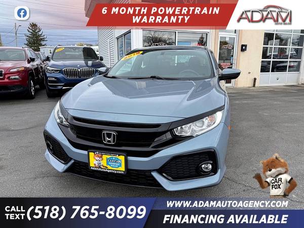 $278/mo - 2018 Honda Civic EXHatchback - $17,777 (27 Colombia St Rensselaer, NY 12144)63477921536001121