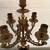 Antique French Bronze 5-Arm Empire Candelabra w/ Slate Base Ornate 10 thumbnail