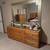 Bedroom set queen wall unit with adjustable mattress 3 thumbnail