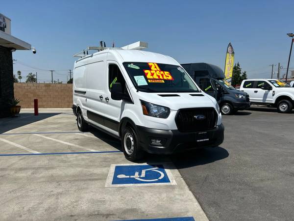 2021 FORD TRANSIT 250 MED R >  CALL NOW! (909)>587>21>24 EZ FINANCE!! - $22,975 (Los Angeles)63470042332675123