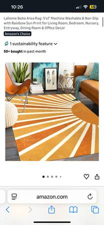 Boho Area Rug 5x7 – Lahome Style 1