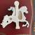 Vintage Ceramic Baby Room Wall Art Carousel Horse with Bunny 2 thumbnail