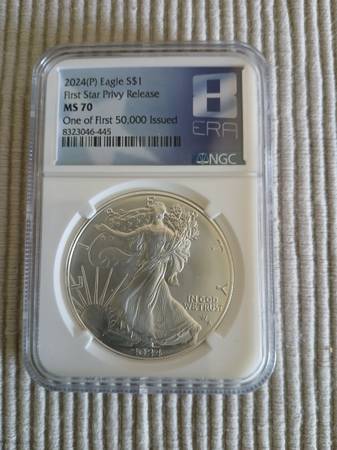 2024年　イーグル銀貨 FIRST STRIKE STAR privy 2024年 イーグル銀貨 FIRST STRIKE STAR privy - メルカリ