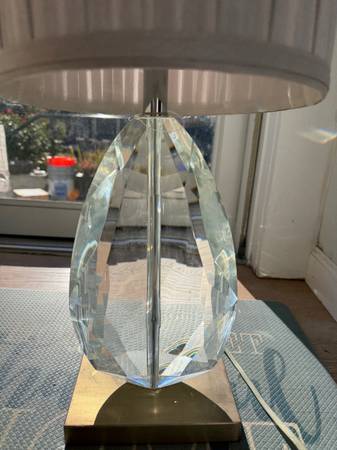 Absolutely gorgeous Crystal teardrop table lamp! 1