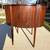 Flame Mahogany 1940s Sewing Cabinet w/ Brass Hardware 6 thumbnail