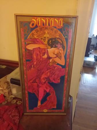 SANTANA Bob Masse poster (Framed) 1