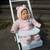 White doll stroller specially handcrafted with wood - sturdy & durable 3 thumbnail