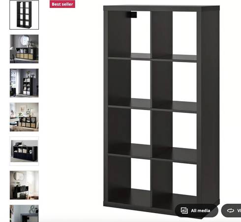 Ikea Kallax estante 4x2 organizador de almacenamiento - $50 (sur de San Francisco)63439873493505122