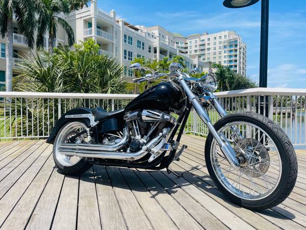 2001 Big Dog Wolf chopper with 107ci motor 1
