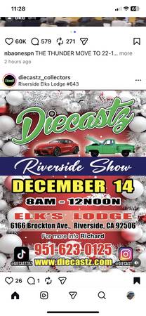 Hot wheels Show 12/14/25 Sunday 1