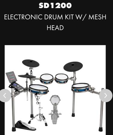 Simmons SD1200 electronic drum kit. 1