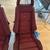 Pair Vintage Recaro Racing Race Car Seats Maroon fabric fish net head 2 thumbnail