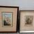 Antique French and German etchings artwork hand colored 1 thumbnail