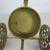 Wine Bottle Pourer Holder Stand Vintage Solid Brass Made In Israel 3 thumbnail
