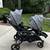 CONTOUR ELITE TANDEM DOUBLE  STROLLER   EAZY OPEN/close  seats easily 1 thumbnail