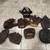 Old leather baseball gloves, catcher’s mitt and mask 1 thumbnail