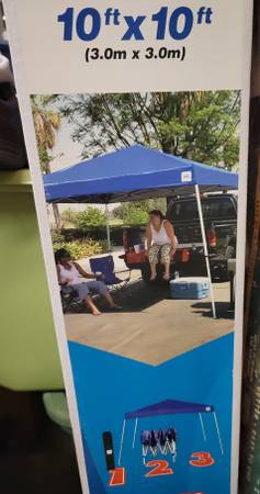 EZ-Up Canopy - Blue Sprint Model in Box 1