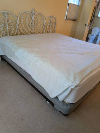 Split Box King Size Bed Frame + Mattress 1