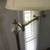 Pretty cut glass floor lamp brass finish with a swivel arm. 8 thumbnail