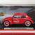 1966 Volkswagen Beetle with Rear Luggage Rack Red with Two Bottle Case 1 thumbnail