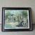 Framed chromolithograph depicting a farewell scene painting 4 thumbnail