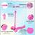 BELEEV Scooters for Kids 3 Wheel Kick Scooter for Toddlers Girls Boys, 4 Adjusta 5 thumbnail