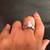 Sterling Silver Ring (Size 7) with a beautiful and Clear CZ Stone 6 thumbnail