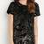 Black Sequin Modern Shift Dress 1 thumbnail