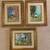 Set Of 3 Vintage Enamel On Copper Paintings By Louis Cardin 1 thumbnail
