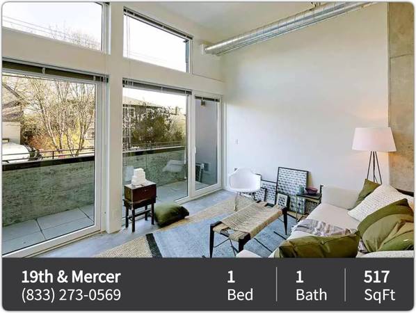 $2,358 / 1br - 517ft2 - Where every corner tells a story: Discover our 1 BR oasis. (Seattle - Lakeview Park)63862289355779122
