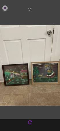 2 signed Paintings 1