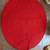 Round Red Rug 1 thumbnail
