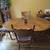 Quality oak finish Dining Room set with 8 chairs and leaf 2 thumbnail