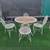 Vintage Rustic Metal Patio Set 8 thumbnail