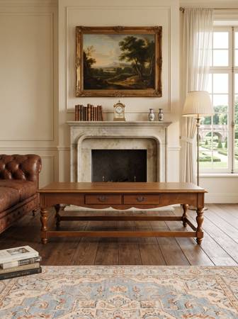 Broyhill Premier Vintage Coffee Table | Oak | Mid Century Charm