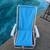 folding blue beach chair like new 1 thumbnail