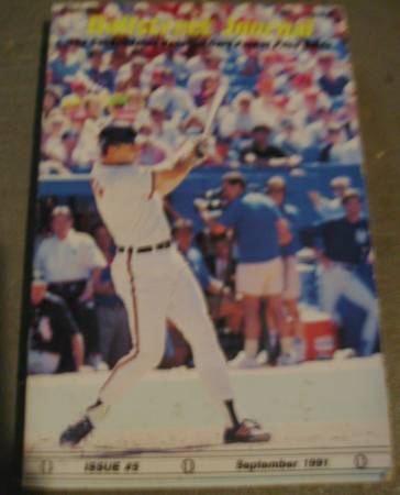 Ballstreet Journal Issue #5 - September 1991 - Cal Ripken, Jr. 1