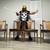 Set a 4 extra wide mid-century modern dining chairs DELIVERY 2 thumbnail
