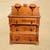 Small Wood Antique Vintage Dresser 5 thumbnail