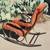 Lee Woodard Mid Century Modern Rocking Chair 10 thumbnail