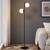 Brightech Sphere - Mid Century Modern 2 Globe Floor Lamp for Living Room Bright  4 thumbnail
