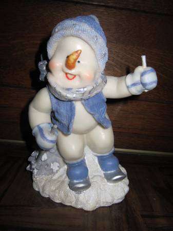 Christmas Snow Buddies Snowman Skier 1